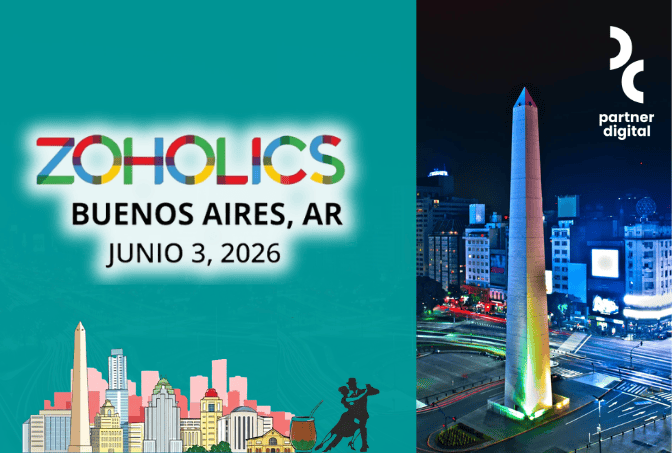 Partner Digital participará en Zoholics 2026 en Buenos Aires 